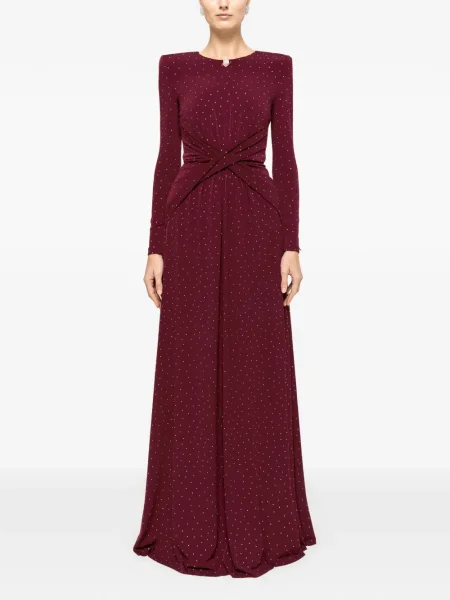 Rochie maxi Nissa de costum roșu