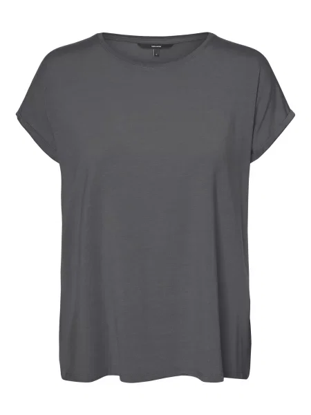 VERO MODA Majica AVA bazalt siva