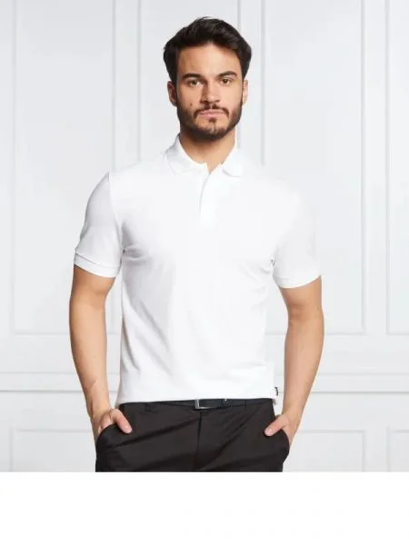 BOSS BLACK Tenisz póló Pallas fehér