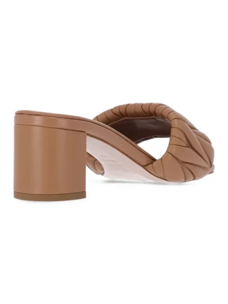 Sandale Miu Miu din piele maro
