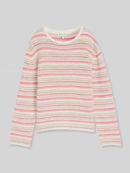 Sweter o kroju regular fit z czystej bawełny Tom Tailor
