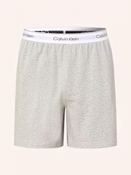 Calvin Klein Pyžamové Šortky Cotton Jersey světle šedá
