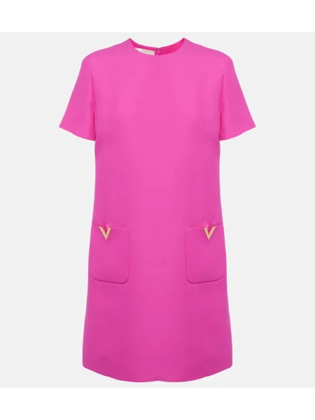 Rochie Valentino din crep roz