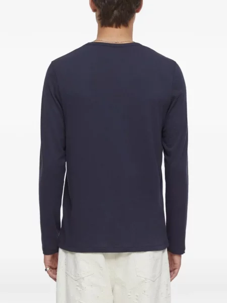 Lung tricou Closed albastru