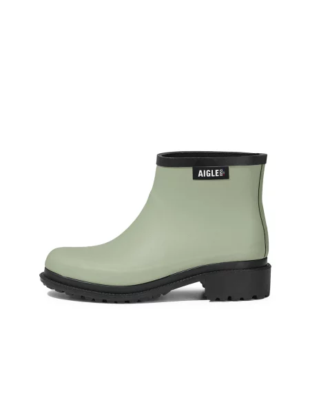 AIGLE Kotníkové boty Fulfeel světle zelená / černá bílá