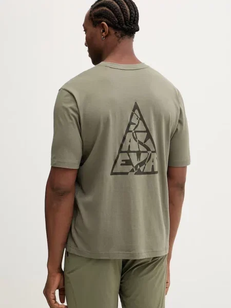 Športna kratka majica Salewa EAGLE LOOSE zelena