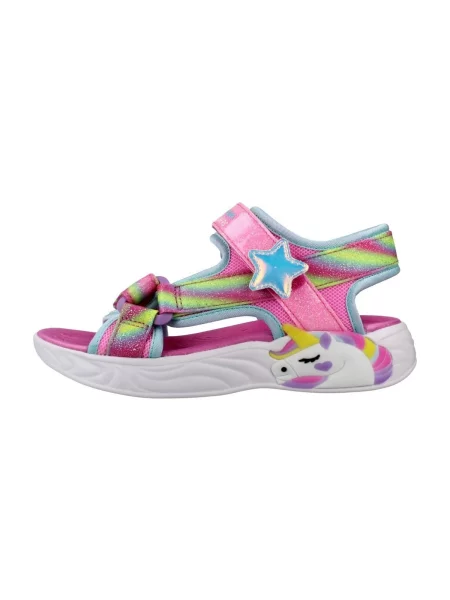 Sandále Skechers ružová