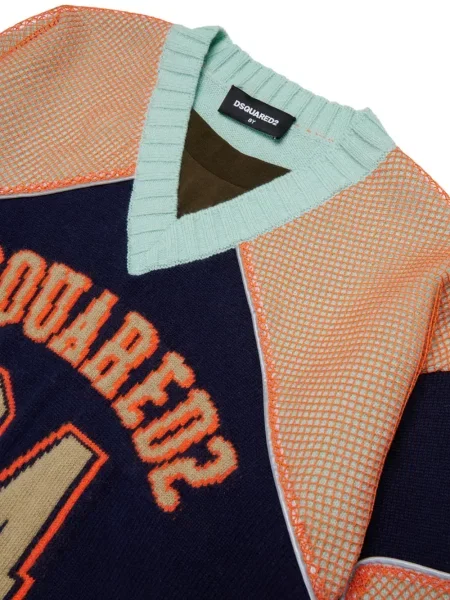 Sweter dziecięcy Dsquared2 niebieski