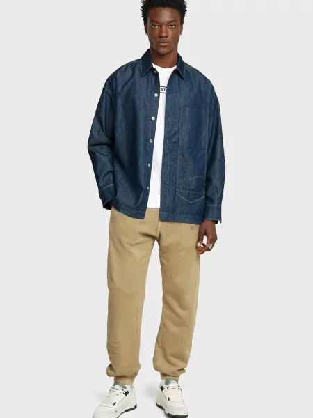 Довга сорочка G-star Raw синя
