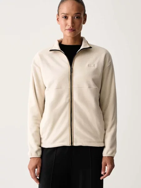 Jack Wolfskin hanorac din polar pentru femei SUMETRO bej