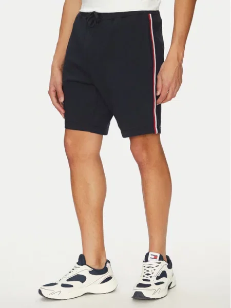 Σορτς υφασμάτινο Tommy Hilfiger μπλε