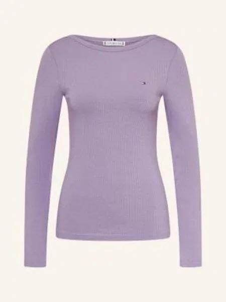 Tommy Hilfiger Tričko S Dlouhým Rukávem světle fialová