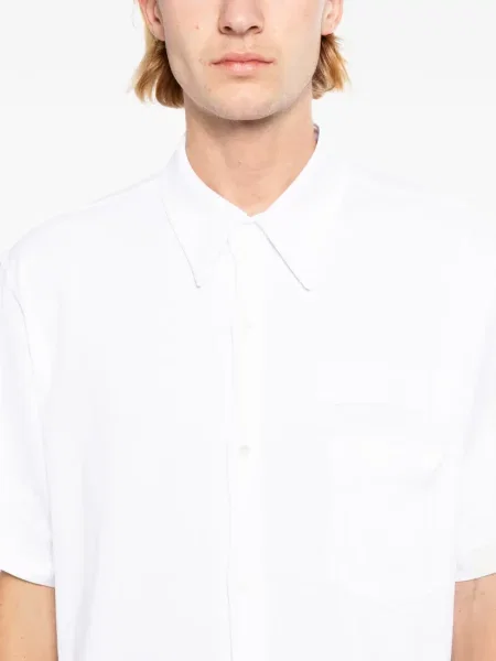 Košile Dover Street Market v městském stylu se záplatami bílá