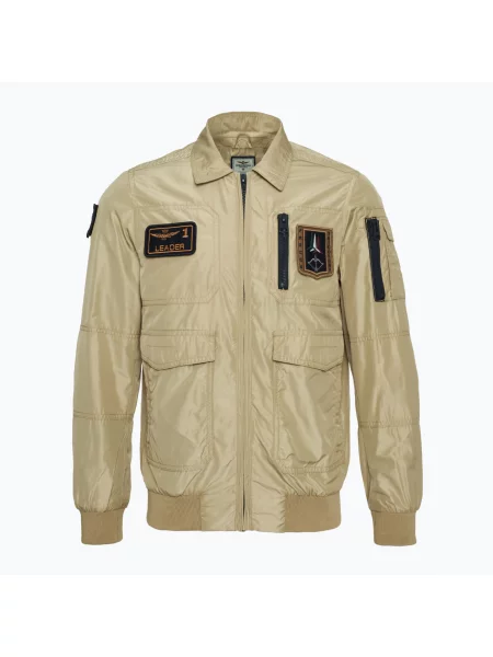 Férfi Aeronautica Militare Heritage antilop színű kabát. Méret: 46 bézs