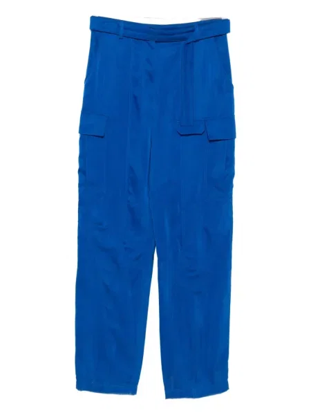 Pantaloni cargo Ferragamo albastru