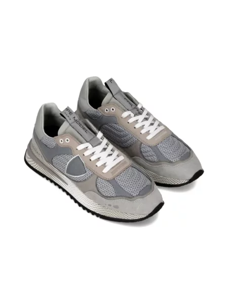 Sneakersy Philippe Model skórzane szare