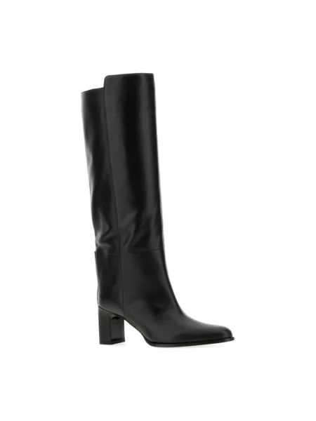 Botki Jimmy Choo skórzane czarne