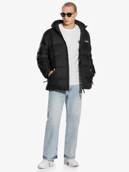 Kurtka turystyczna Prosto Jacket zimowa czarna