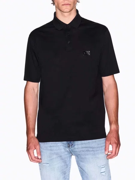 Поло Armani Exchange черное