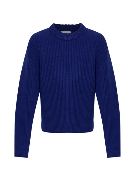 Pulover Jil Sander de lână albastru
