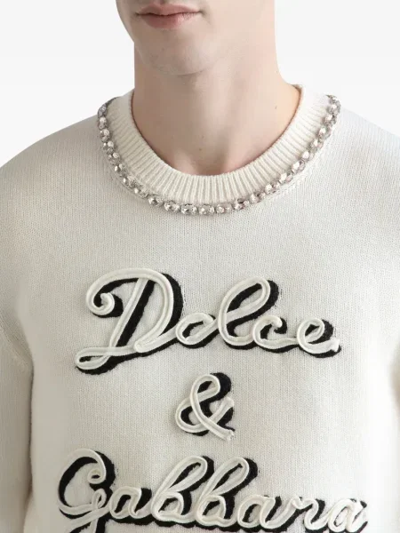 Pulover Dolce & Gabbana alb