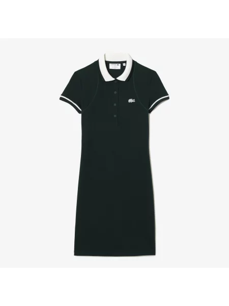 Lacoste Sukienka Lacoste zielona