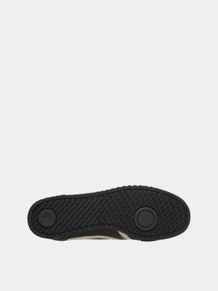 Кожаные повседневные кроссовки Skechers черные