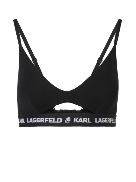 Karl Lagerfeld Sutien negru alb