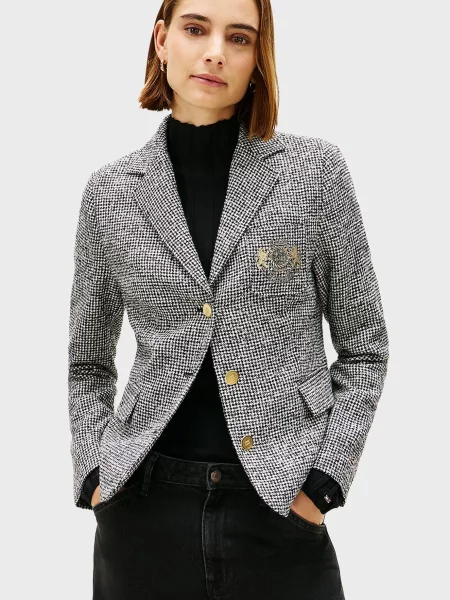 Вовняний піджак Tommy Hilfiger сірий