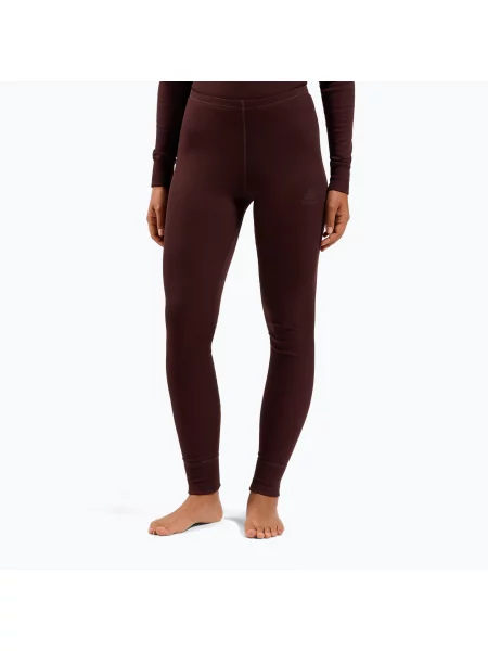 Női termo nadrág ODLO Active Warm Bl Bottom Long fudge Active Warm Bl Bottom Long