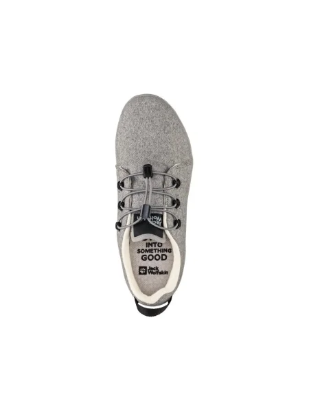 Vlnené tenisky Jack Wolfskin sivá