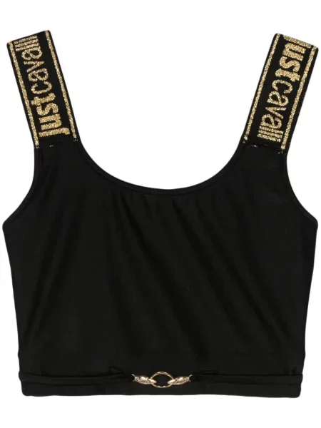 Cropp top Just Cavalli negru