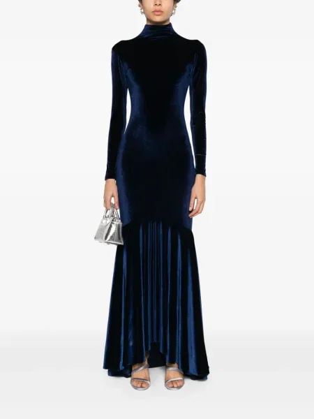 Rochie Atu Body Couture de catifea albastru