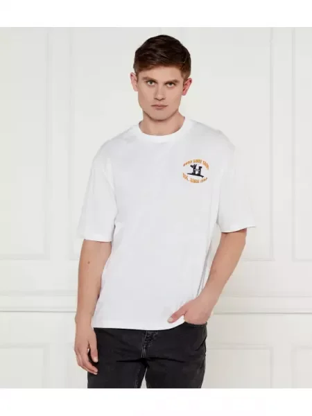 Hugo Blue Tricou Nodiwop alb