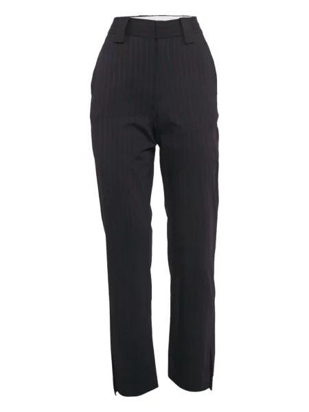 Pantaloni Ganni albastru