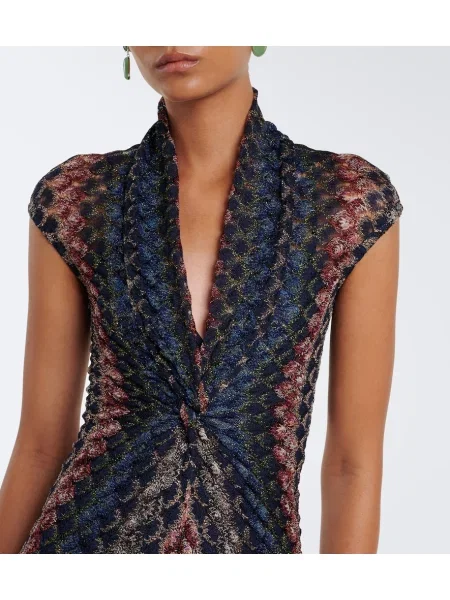 Rochie maxi Missoni tricotate