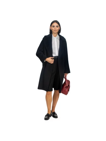 Płaszcz Max Mara Studio wełniany czarny