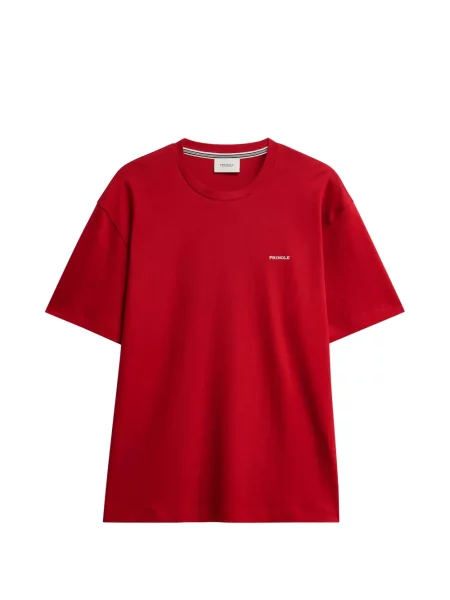 Tricou Pringle Of Scotland cu imagine roșu