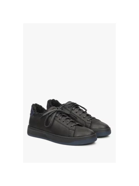 Кеди на хутрі Estro чорні