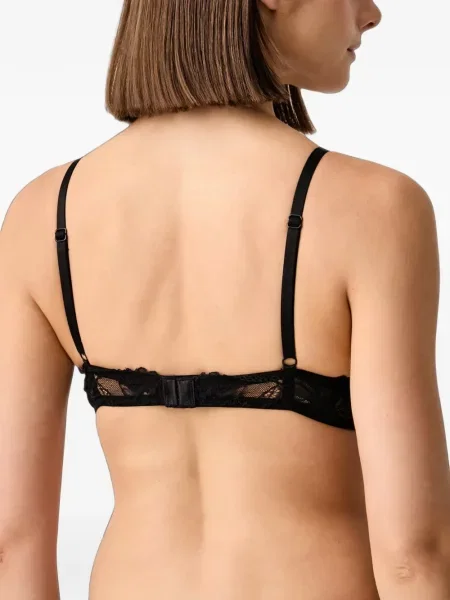 Sutien Guess cu imagine din dantelă negru