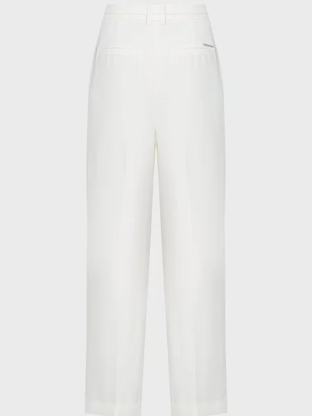 Брюки Calvin Klein из твилла белые