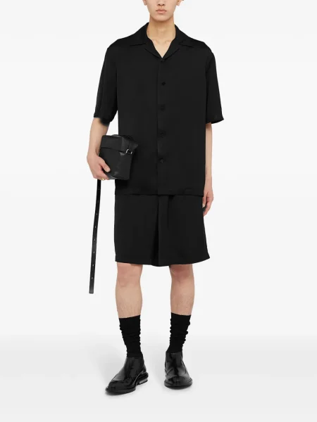 Cămașă Jil Sander scurtă negru