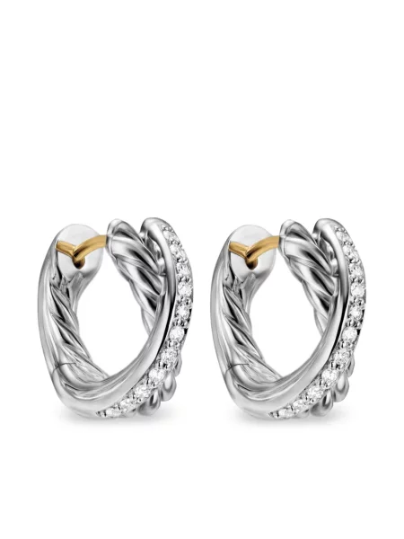 Cercei David Yurman argintiu