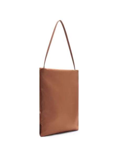 Shopper rankinė Loulou De Saison satino ruda