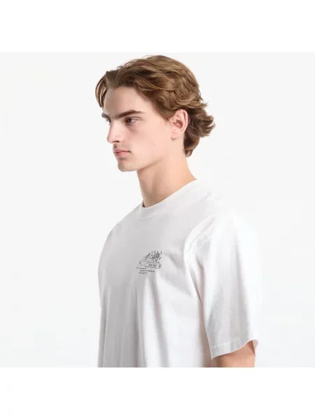 Tricou Vans Dirt Trip SS Tee White XL alb