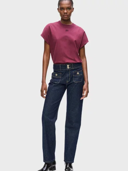 Джинси Karl Lagerfeld ретро сині