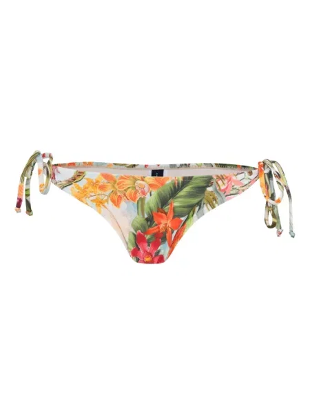 Bikini Lygia & Nanny cu imagine cu imprimeu tropical alb