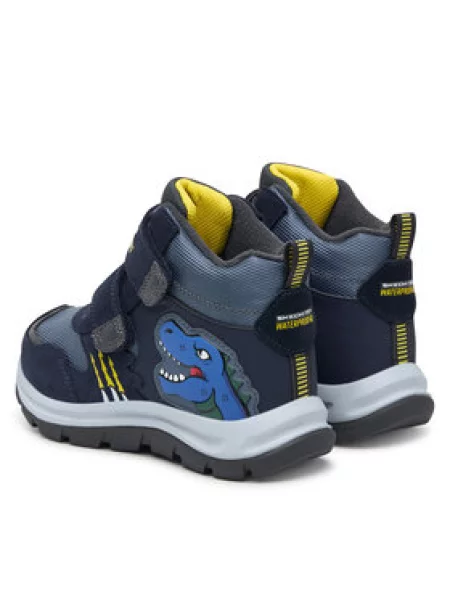Kotníková obuv Skechers Tmavomodrá