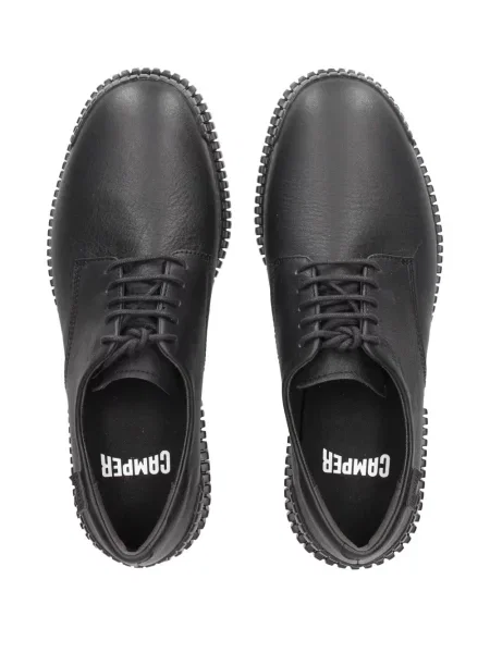 Pantofi derby Camper cu șireturi din dantelă negru