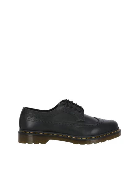 Półbuty Dr. Martens sznurowane skórzane czarne